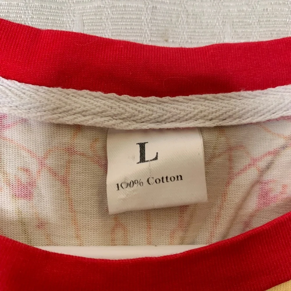 Chat Noir Théophile Steinlen All Over Print Cotton Shirt Size L Steampunk Goth - Picture 6 of 6